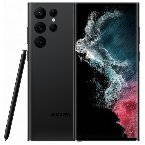 Смартфон Samsung Galaxy S22 Ultra 12/512 ГБ, Dual: nano SIM + eSIM, черный фантом