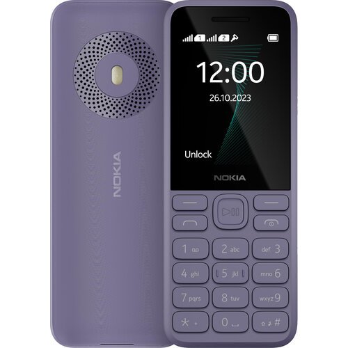 Телефон Nokia 130 (2023) Global для РФ, 2 SIM, фиолетовый