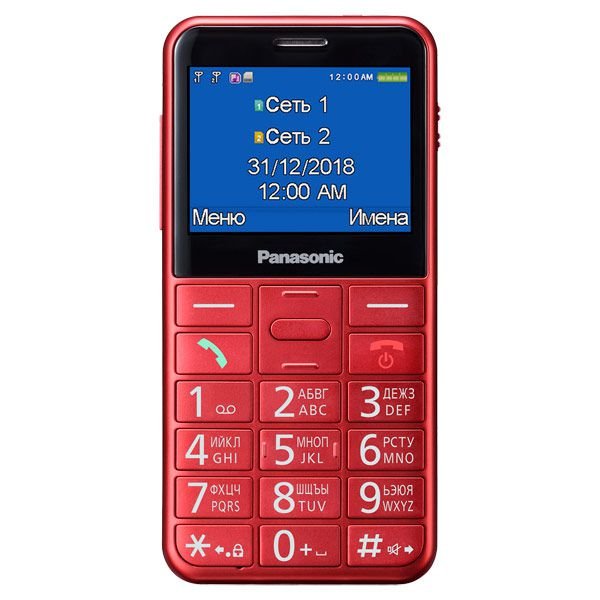 Телефон Panasonic TU150 красный