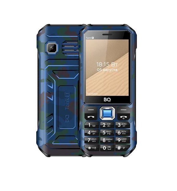 Мобильный телефон BQ 2824 TANK T Camouflage BLUE