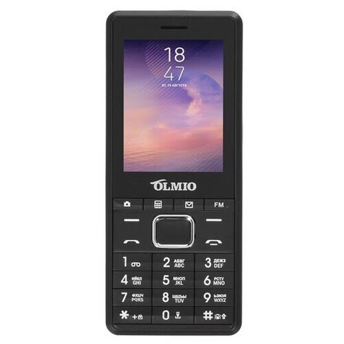 Кнопочный мобильный телефон A25 / FM, Bluetooth / черный / Olmio