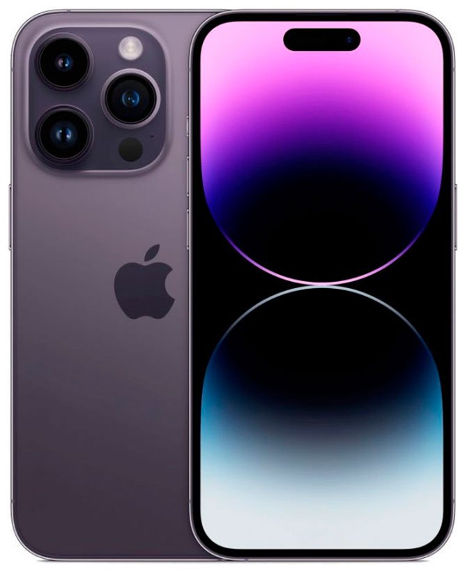 Смартфон Apple iPhone 14 Pro 256Gb темно-фиолетовый A2889