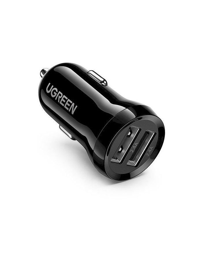 Автомобильное зарядное устройство UGREEN ED018 (50875) Dual USB Car Charger черный