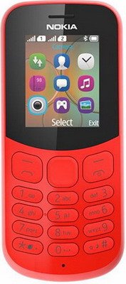Мобильный телефон Nokia 130 Dual Sim красный