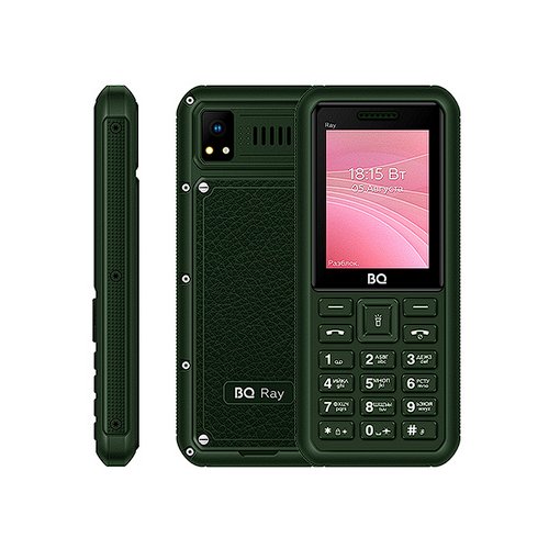 Телефон BQ 2454 Ray, 2 SIM, зеленый