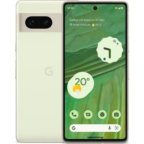 Смартфон Google Pixel 7 8/128 ГБ EU, Dual: nano SIM + eSIM, желто-зеленый