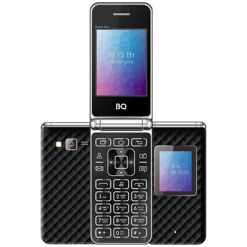 Телефон BQ 2446 Dream Duo, 2 SIM, черный