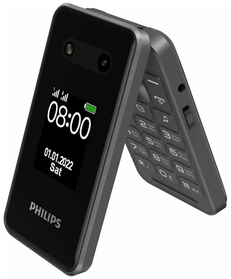 Мобильный телефон Philips E2602 Xenium темно-серый