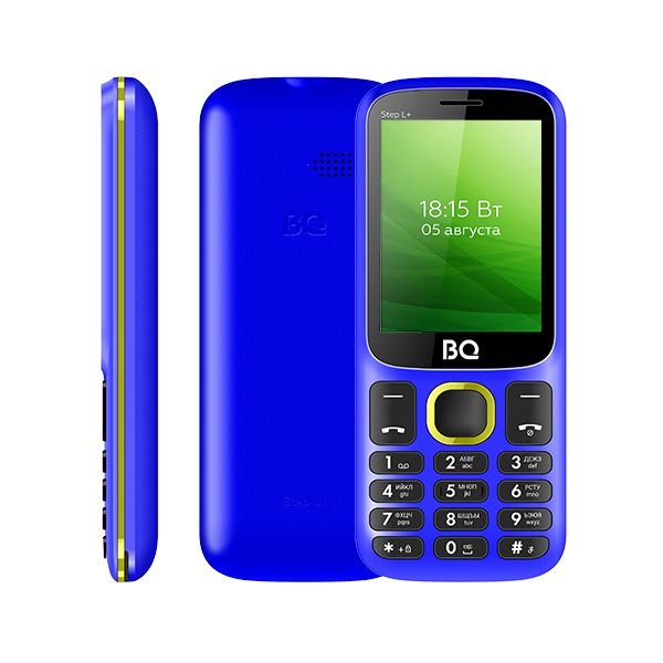 Телефон BQ 2440 Step L+ Blue/Yellow