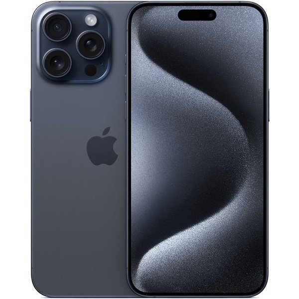 Мобильный телефон Apple iPhone 15 Pro Max 1TB Dual: nano SIM + eSim titanium blue (титановый синий)