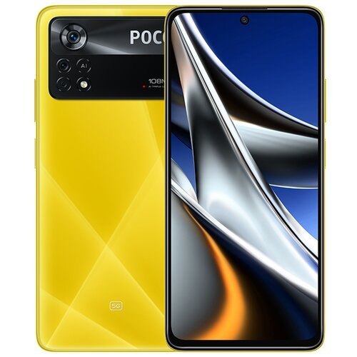 Смартфон Xiaomi POCO X4 Pro 5G 6/128 ГБ Global, Dual nano SIM, желтый POCO