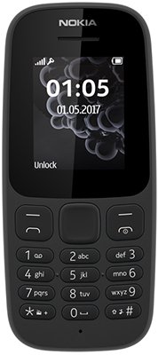 Мобильный телефон Nokia 105 DS (TA-1174) Black/чёрный
