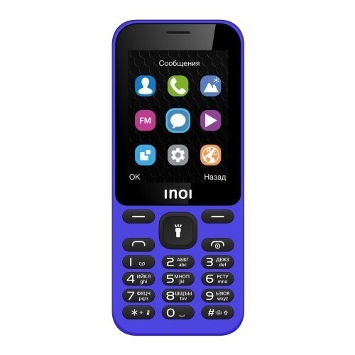 Сотовый телефон INOI 239 красный (2*SIM, 2,4', 320х240, 64/32Mb, 600 мАч, FM)