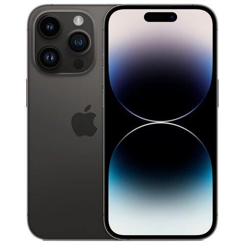 Смартфон Apple iPhone 14 Pro 256 ГБ, космический черный (nano SIM+eSIM)