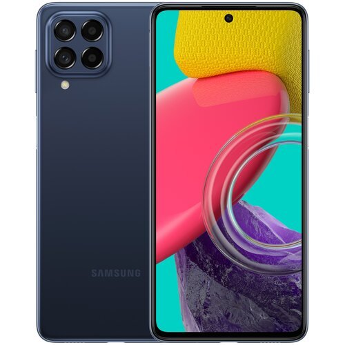 Смартфон Samsung Galaxy M53 SM-M536 256Gb 8Gb синий 3G 4G 2Sim 6.7' AMOLED 1080x2400 And11 108Mpix 8