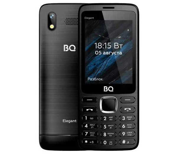 Мобильный телефон BQ 2823 ELEGANT BLACK (2 SIM)