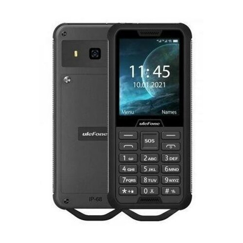 Сотовый телефон ULEFONE ARMOR Mini 2 Темно-срый (2sim/2.4'/240*320/32Mb/microSD/0.1Мп/Bt/2100мАч/моноблок)
