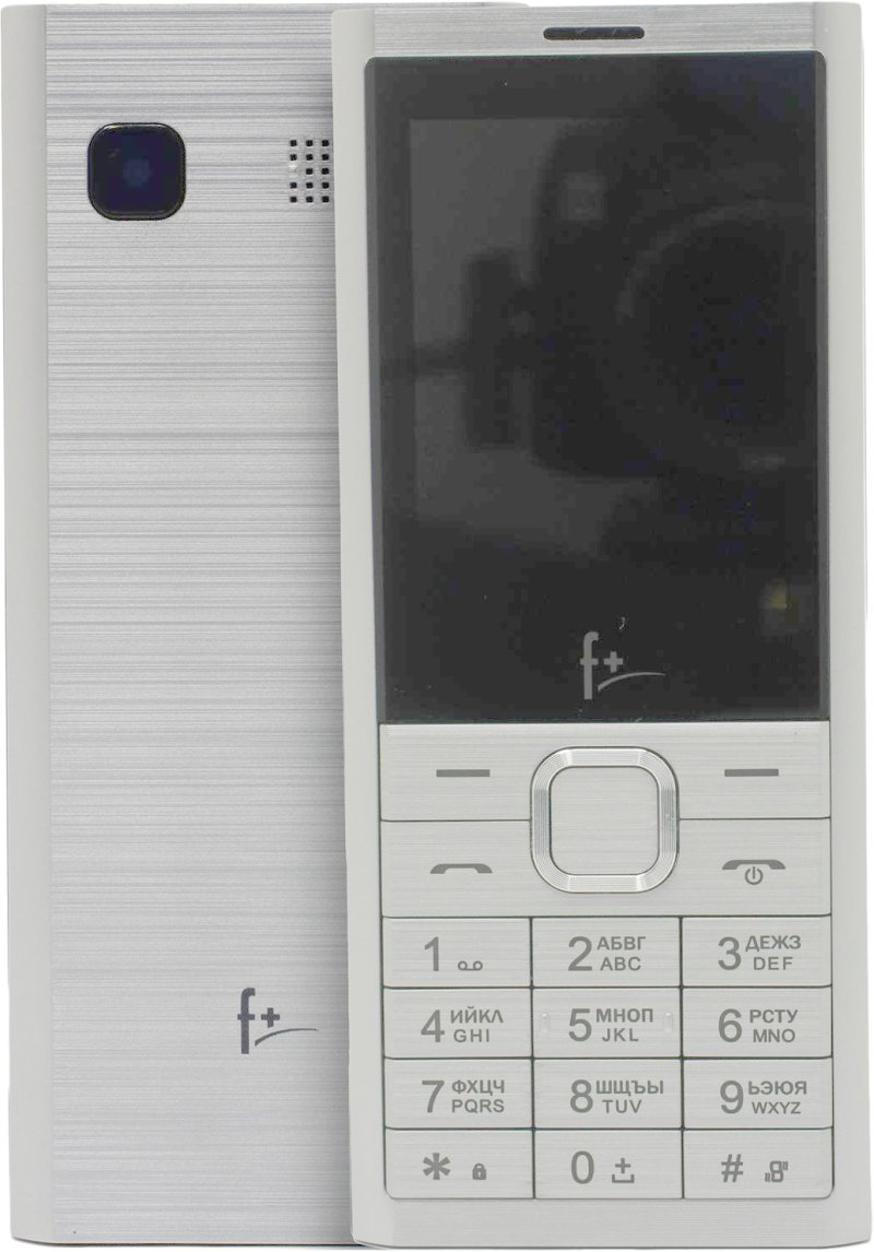 Мобильные телефон F+ B241 SILVER (2 SIM)