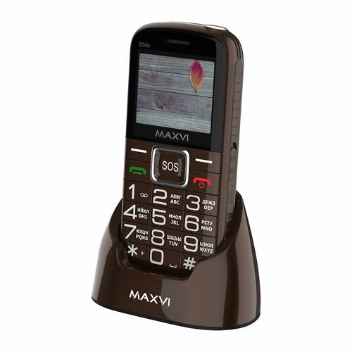 Телефон MAXVI B5ds, 2 SIM, brown