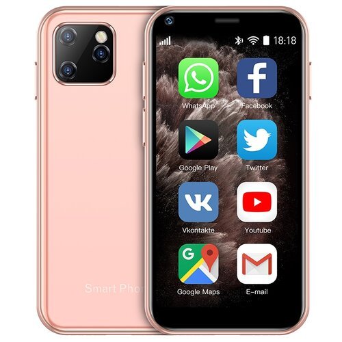 Смартфон SOYES XS11 1/8 ГБ, Dual nano SIM, розовый