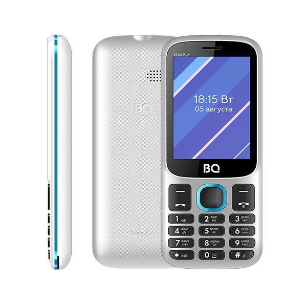 Телефон BQ 2820 STEP XL+ WHITE/BLUE