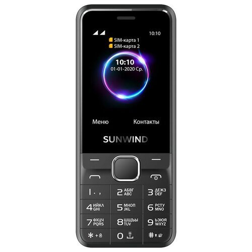 Мобильный телефон SunWind C2401 CITI 32Mb синий моноблок 2Sim 2.4' 240x320 0.08Mpix GSM900/1800 FM microSD max16Gb