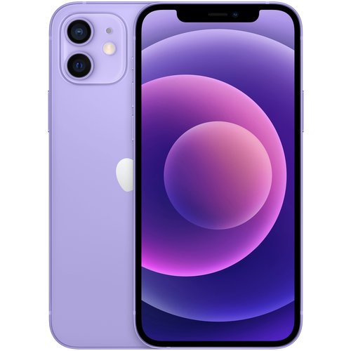 Смартфон Apple iPhone 12 256 ГБ, nano SIM+eSIM, фиолетовый