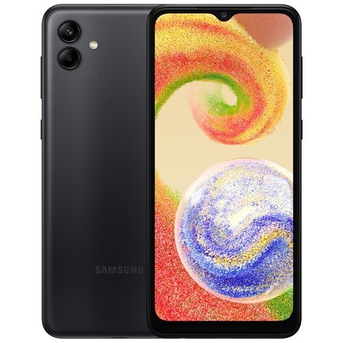 Смартфон Samsung Galaxy A04 4/64 ГБ, 2 SIM, черный