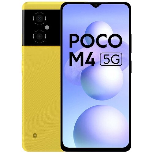 Смартфон Xiaomi POCO M4 5G 4/64 ГБ Global, Dual nano SIM, желтый POCO