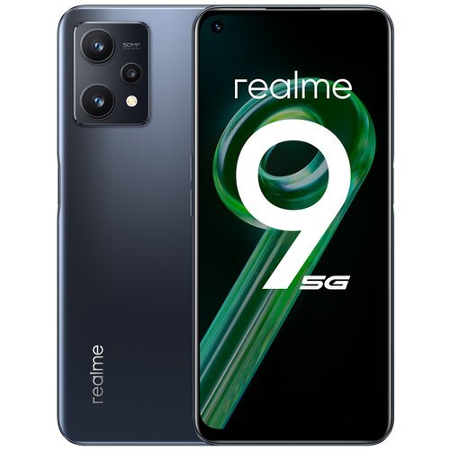 Смартфон REALME RMX3474 (9 5G) 4 + 128 ГБ (NFC) цвет: черный (METEOR BLACK)