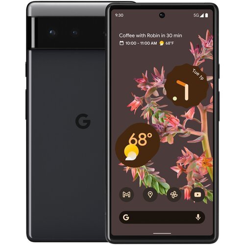 Смартфон Google Pixel 6 8/128 ГБ JP, nano SIM+eSIM, stormy black