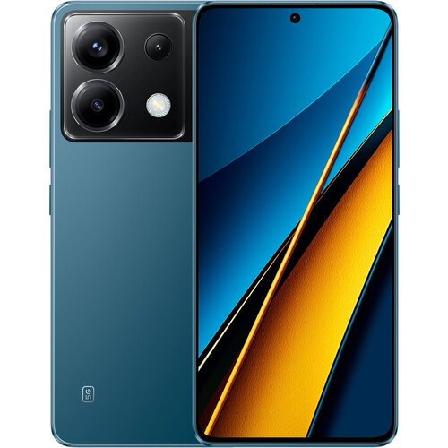 Смартфон Xiaomi POCO X6 8/256 ГБ Global, Dual nano SIM, синий