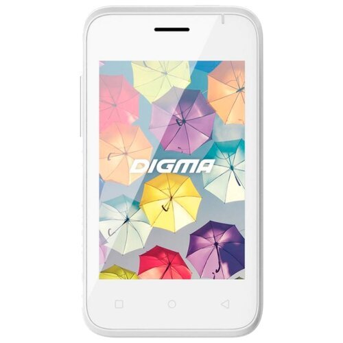 Смартфон DIGMA FIRST XS350 2G, 2 SIM, белый