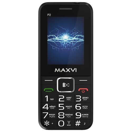 Телефон Maxvi P2 Black