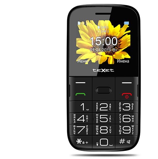 Телефон TeXet TM-B227 черный