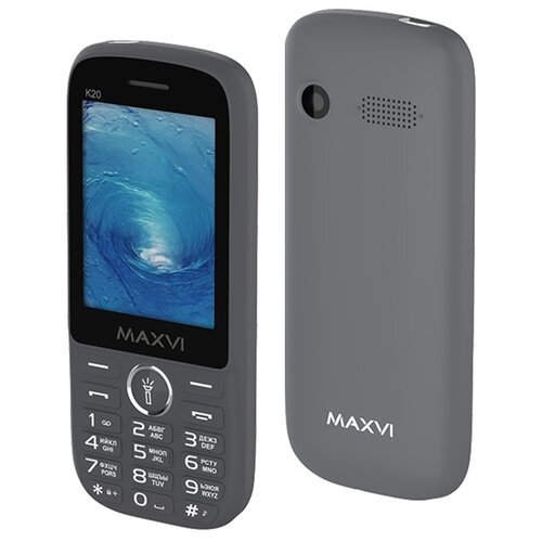 Телефон MAXVI K20, 2 SIM, grey