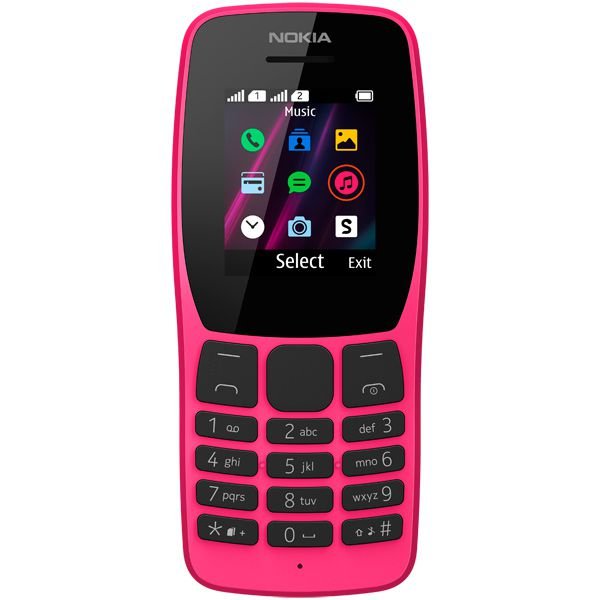 Телефон Nokia 110 DS Pink (TA-1192)