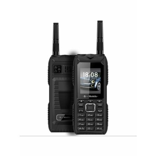 Телефон S Mobile S555 Pro, 4 SIM, черный