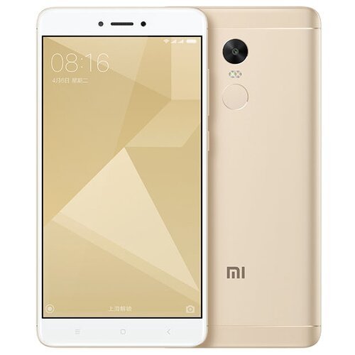 Смартфон Xiaomi Redmi Note 4X 4/64 ГБ Global, micro SIM+nano SIM, золотистый