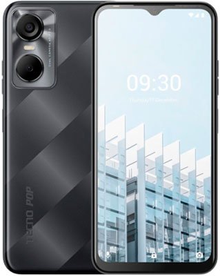 Смартфон TECNO POP 6 Pro BE8 2/32GB Polar Black/черный