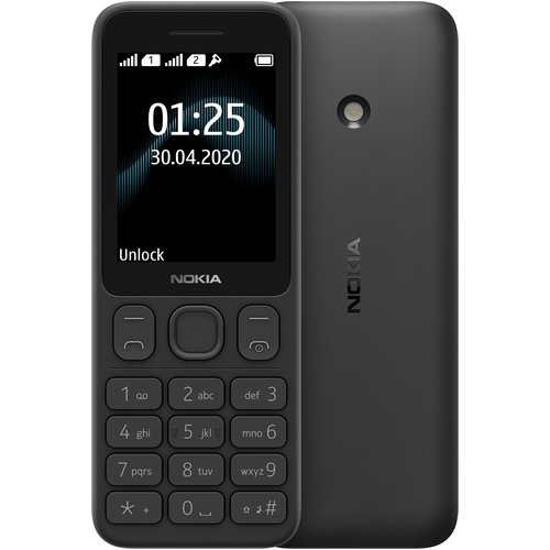 Nokia 125 Dual Sim, 2 SIM, черный