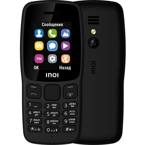 Телефон INOI 105, 2 SIM, черный..