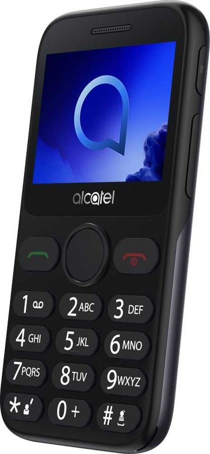 Мобильный телефон Alcatel 2019G Black/Metallic Gray