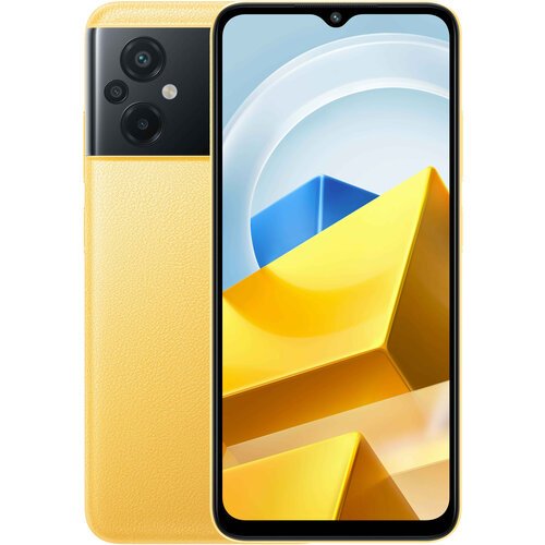 Смартфон Xiaomi POCO M5 4/64 ГБ Global, Dual nano SIM, желтый