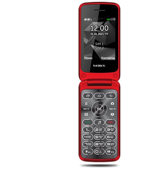 Телефон TeXet TM-408 красный