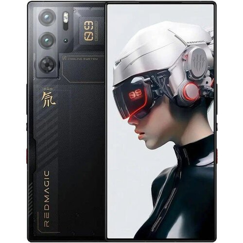 Смартфон Nubia Red Magic 9 Pro 12/512 ГБ CN, Dual nano SIM, прозрачный черный