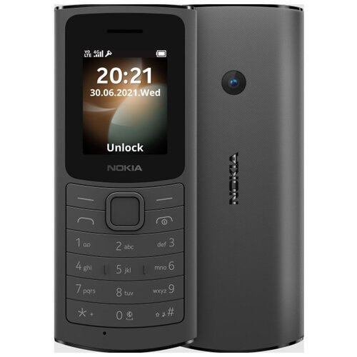 Мобильный телефон Nokia 110 DS TA-1386 4G 16LYRE01A01 aqua/1.8''/128MB/48MB(ROM/RAM)/2 Sim/LTE/GSM/GPRS/WCDMA/Micro-USB/1020mAh