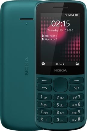 Телефон Nokia 215 DS 4G Cyan