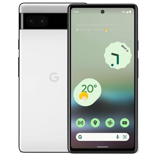 Смартфон Google Pixel 6a 6/128 ГБ EU, nano SIM+eSIM, светло-серый