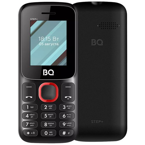 Телефон BQ 1848 Step+, 2 SIM, черно-красный